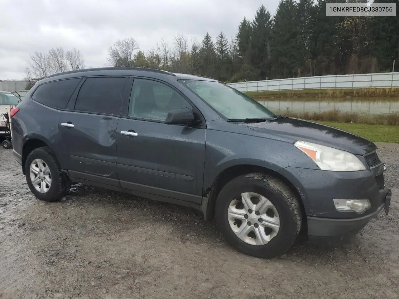 1GNKRFED8CJ380756 2012 Chevrolet Traverse Ls