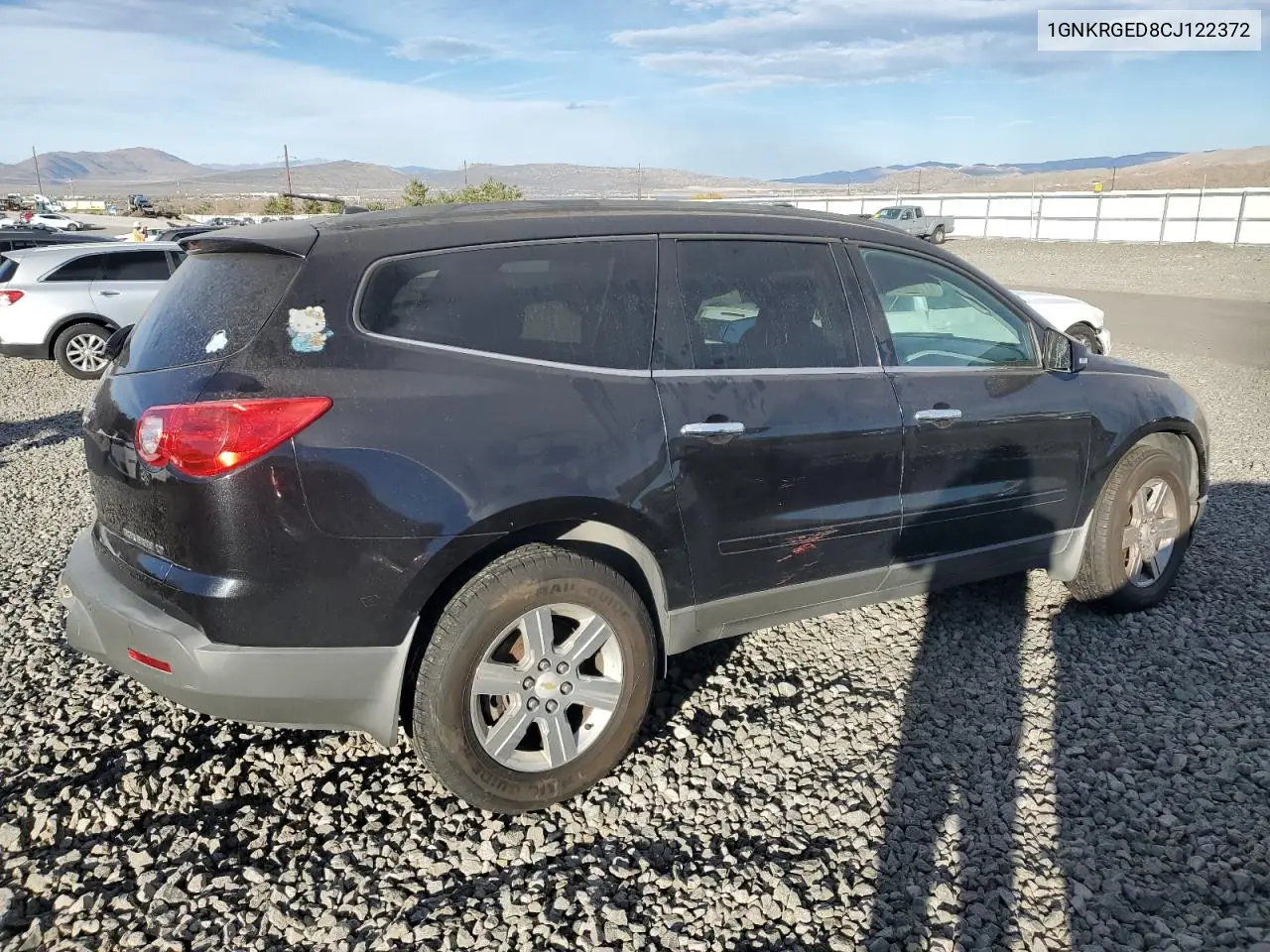 1GNKRGED8CJ122372 2012 Chevrolet Traverse Lt