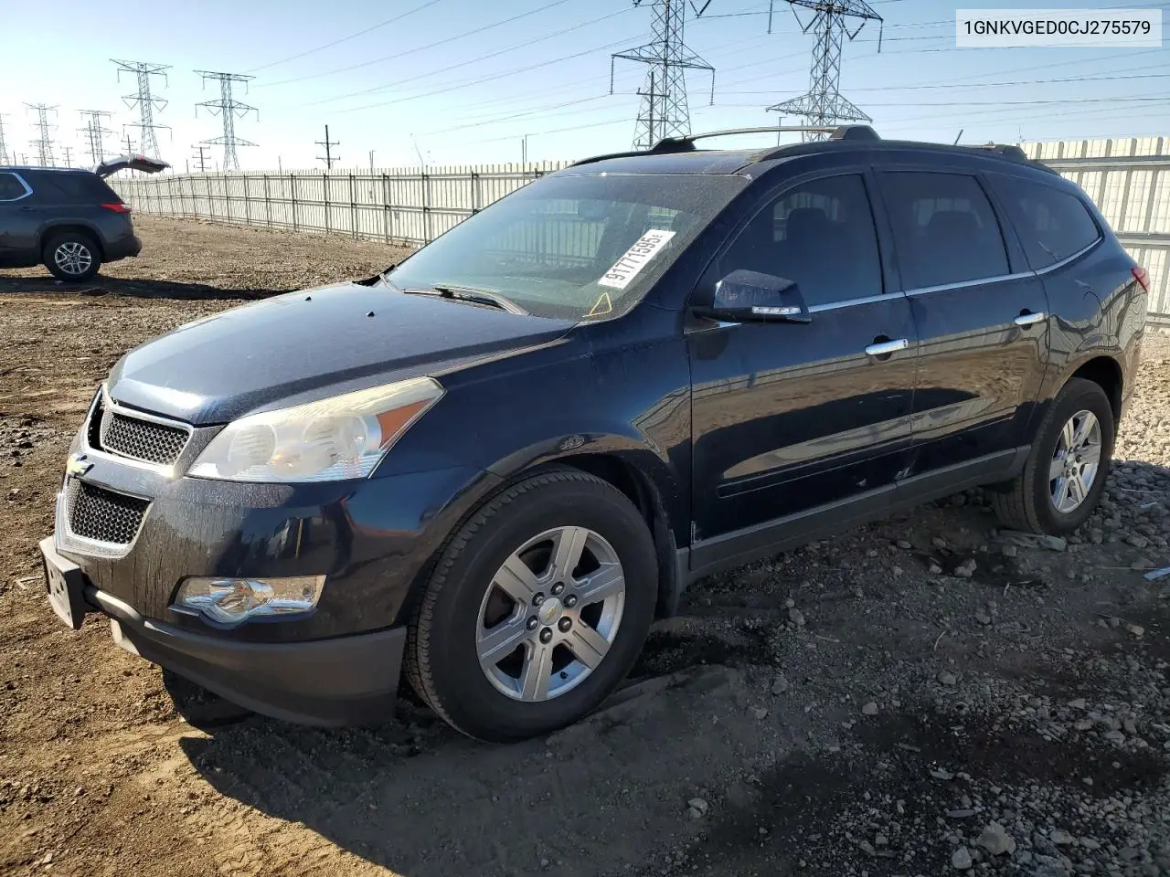 1GNKVGED0CJ275579 2012 Chevrolet Traverse Lt