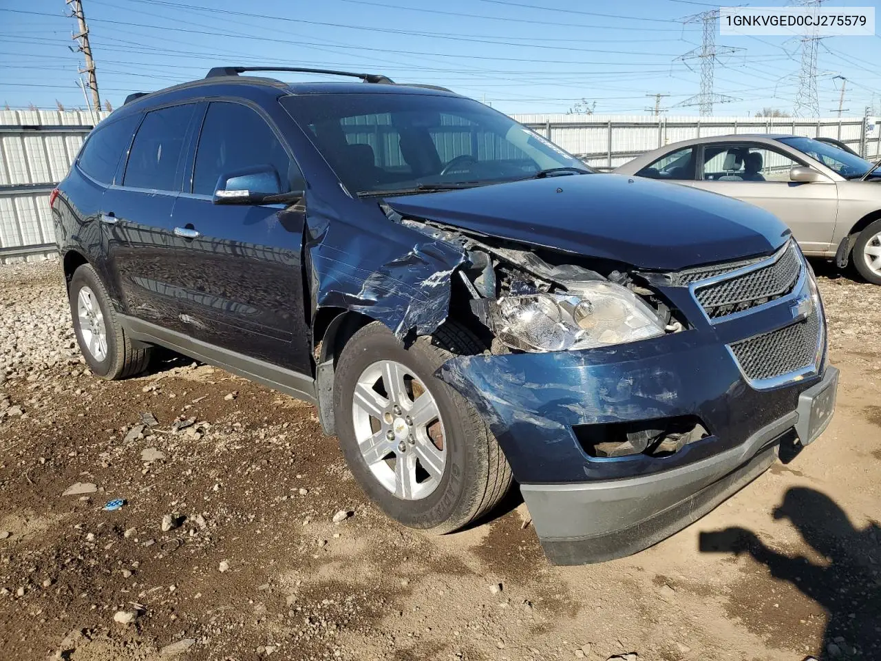 1GNKVGED0CJ275579 2012 Chevrolet Traverse Lt
