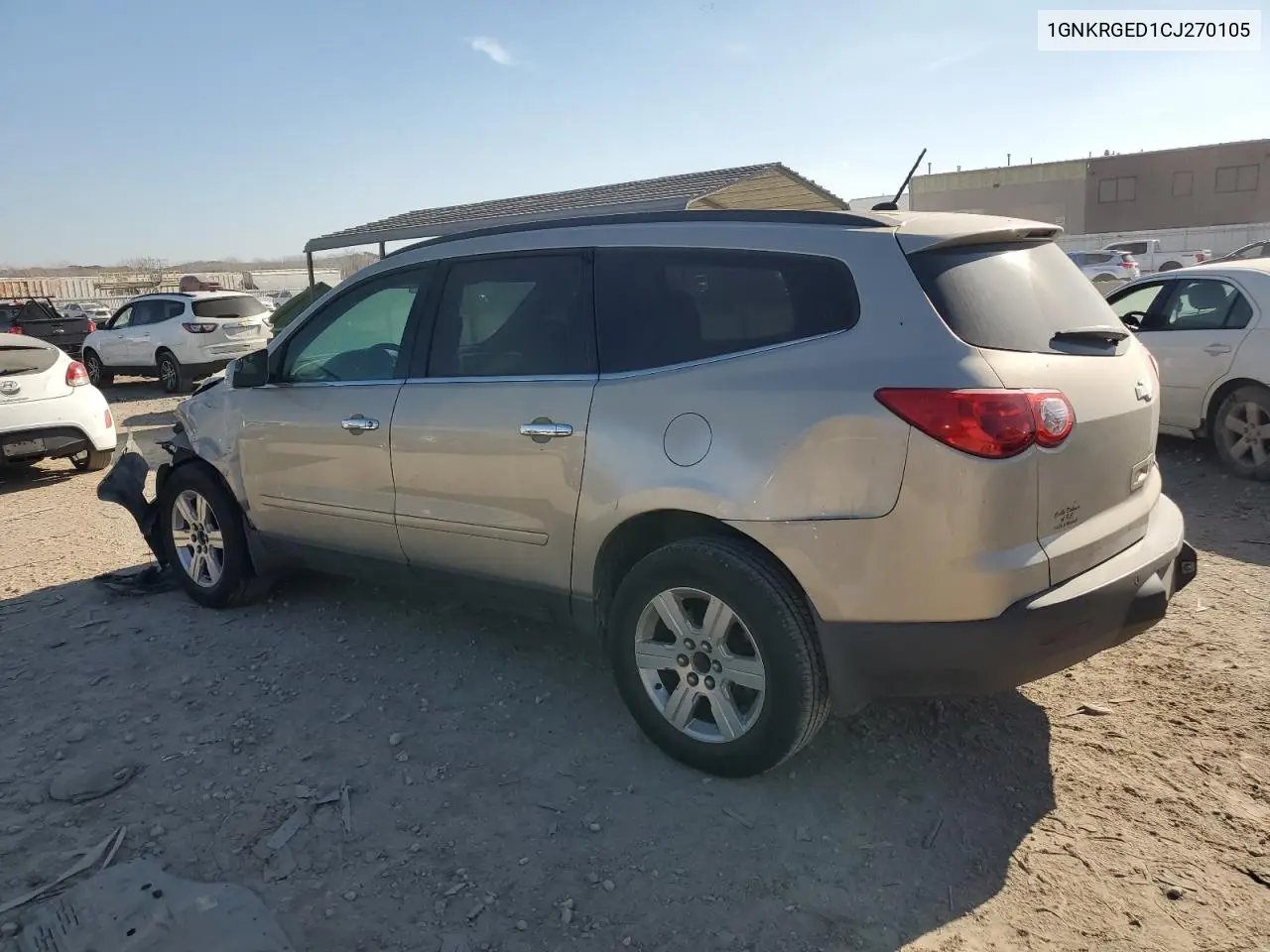 1GNKRGED1CJ270105 2012 Chevrolet Traverse Lt
