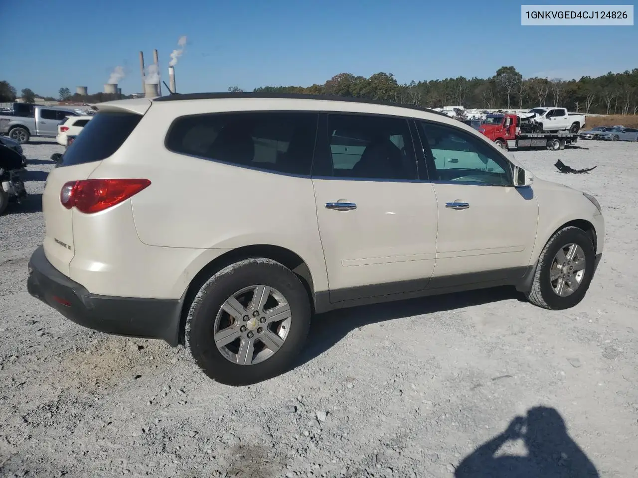 1GNKVGED4CJ124826 2012 Chevrolet Traverse Lt