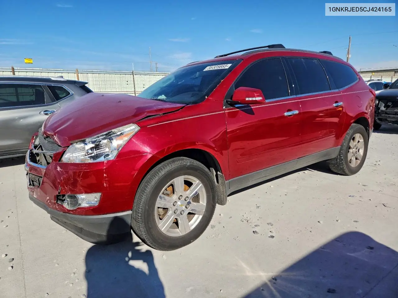 1GNKRJED5CJ424165 2012 Chevrolet Traverse Lt