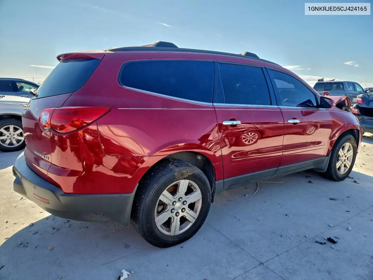 1GNKRJED5CJ424165 2012 Chevrolet Traverse Lt