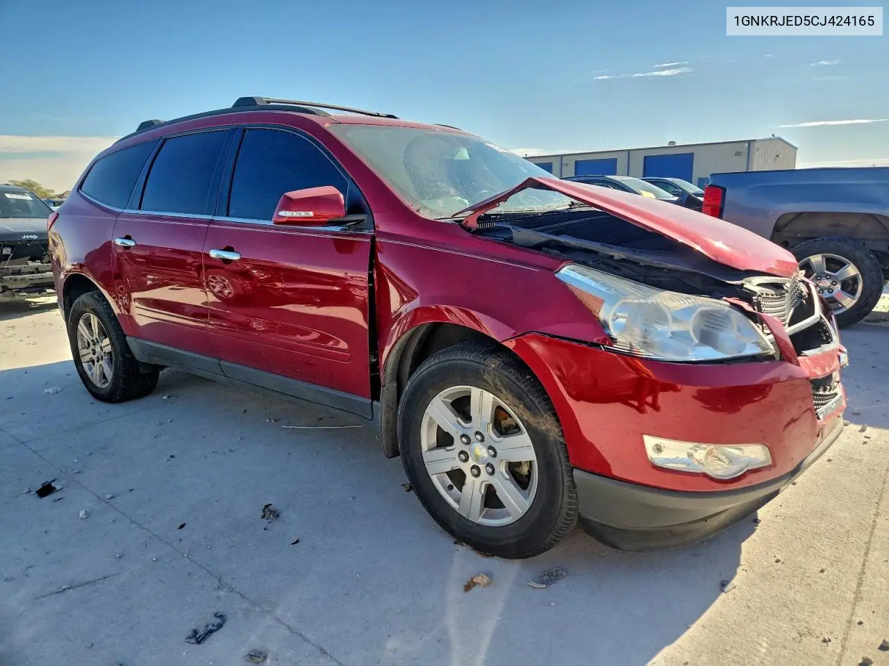1GNKRJED5CJ424165 2012 Chevrolet Traverse Lt