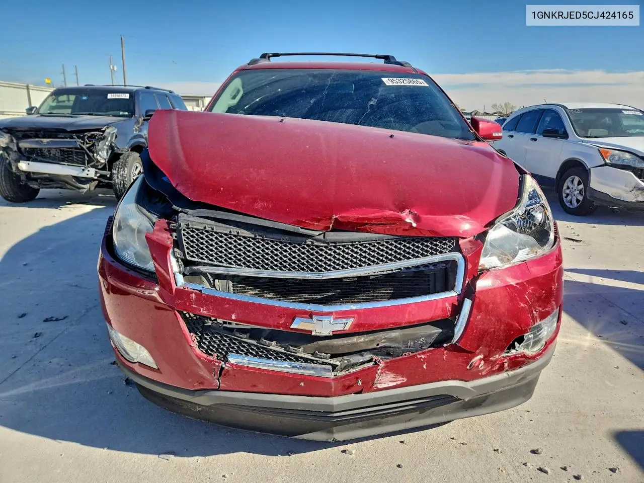1GNKRJED5CJ424165 2012 Chevrolet Traverse Lt