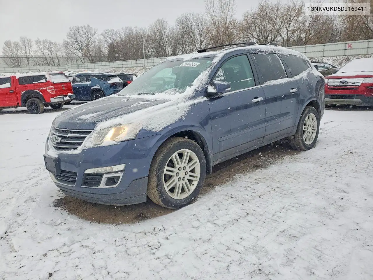1GNKVGKD5DJ169411 2013 Chevrolet Traverse Lt