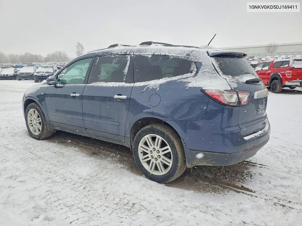 1GNKVGKD5DJ169411 2013 Chevrolet Traverse Lt