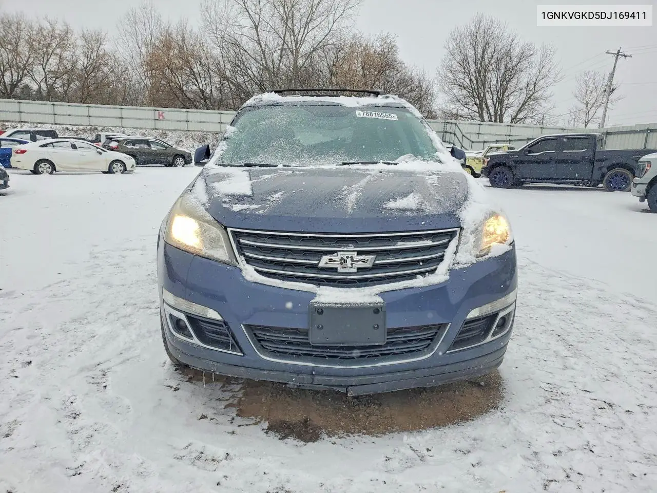 1GNKVGKD5DJ169411 2013 Chevrolet Traverse Lt