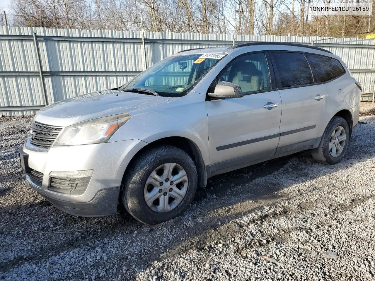 1GNKRFED1DJ126159 2013 Chevrolet Traverse Ls