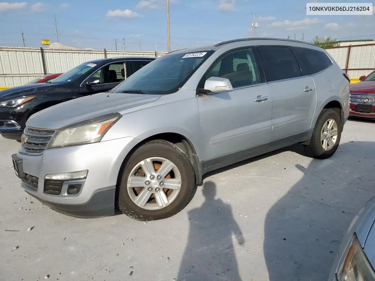1GNKVGKD6DJ216204 2013 Chevrolet Traverse Lt