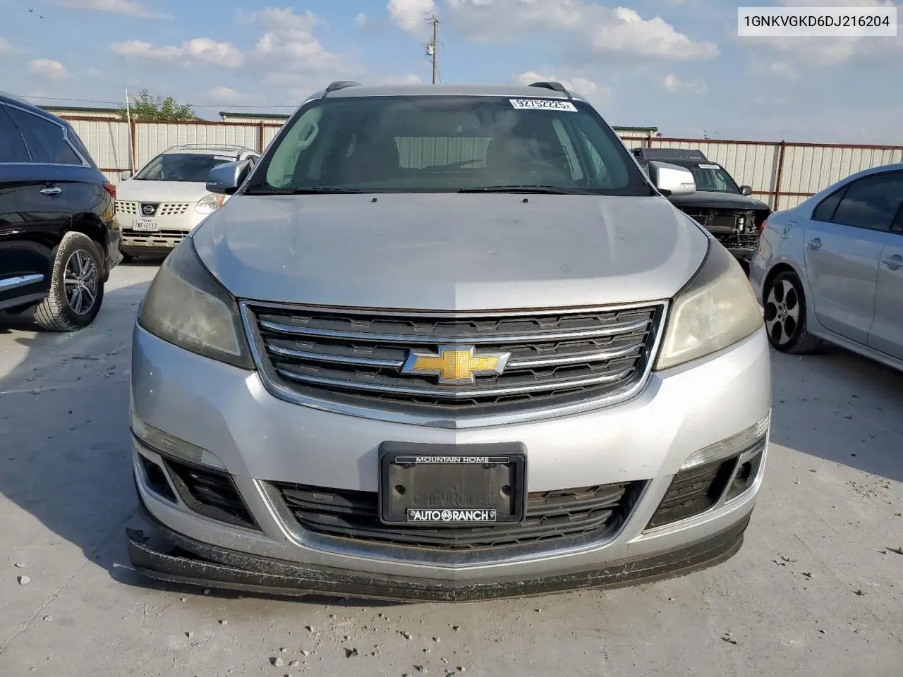 1GNKVGKD6DJ216204 2013 Chevrolet Traverse Lt