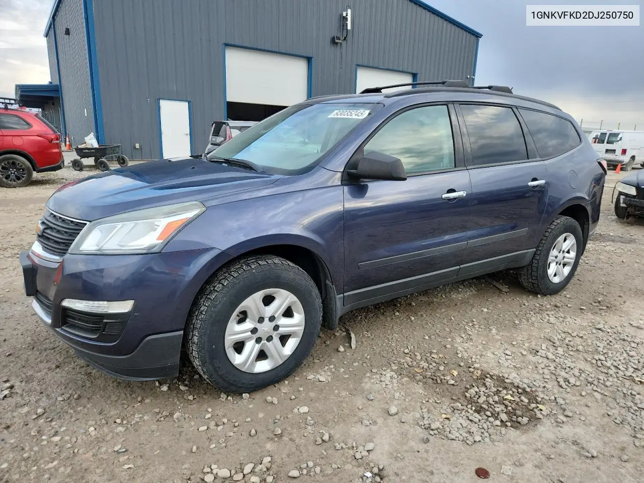 1GNKVFKD2DJ250750 2013 Chevrolet Traverse Ls