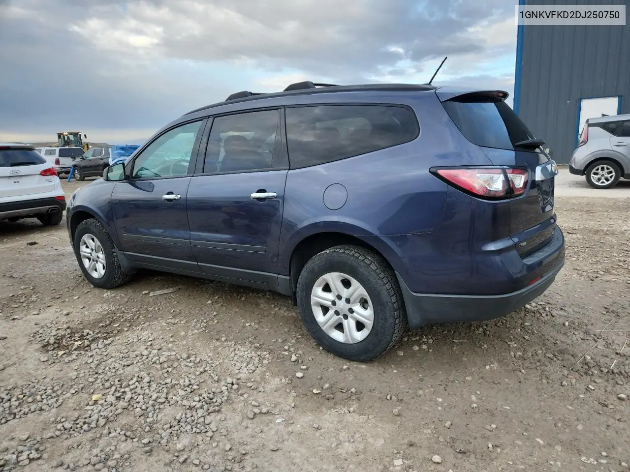1GNKVFKD2DJ250750 2013 Chevrolet Traverse Ls