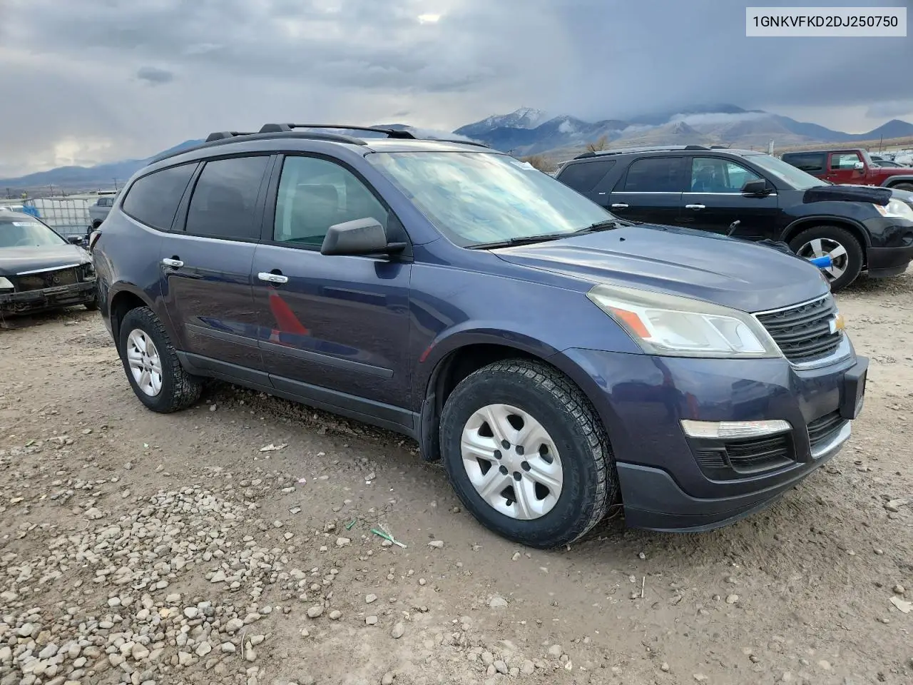 1GNKVFKD2DJ250750 2013 Chevrolet Traverse Ls