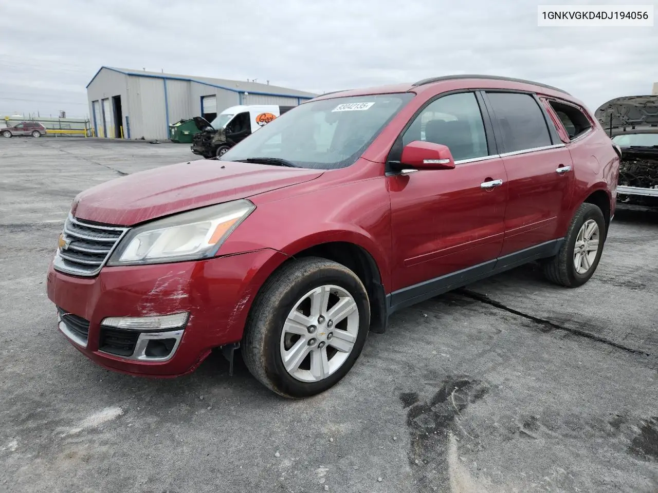 1GNKVGKD4DJ194056 2013 Chevrolet Traverse Lt