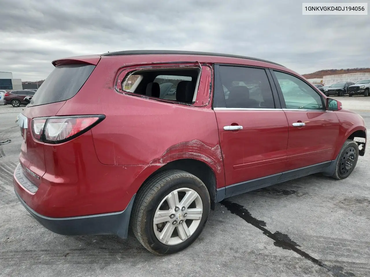 1GNKVGKD4DJ194056 2013 Chevrolet Traverse Lt