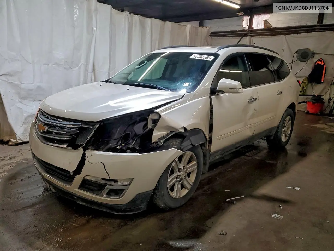 1GNKVJKD8DJ113704 2013 Chevrolet Traverse Lt