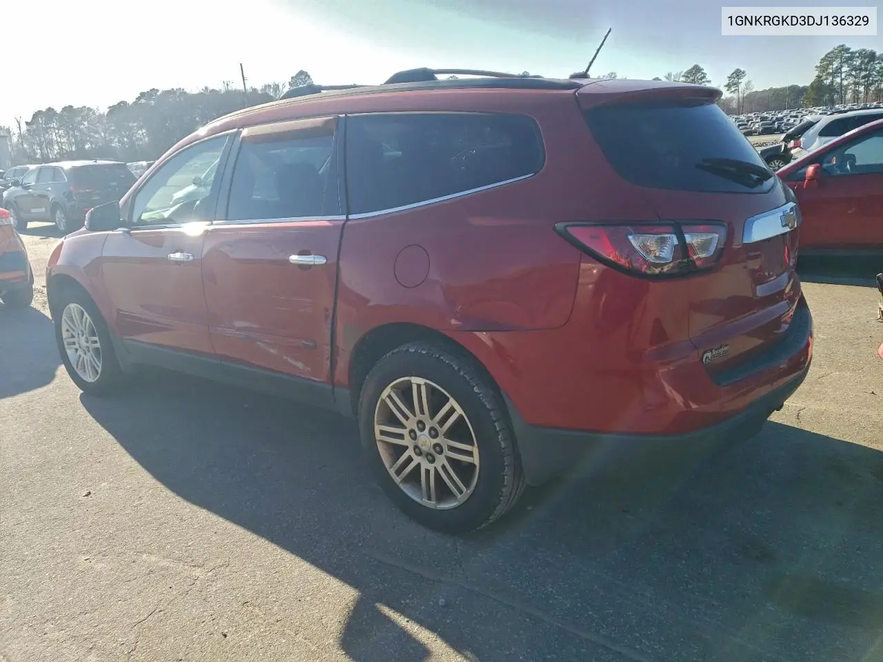 1GNKRGKD3DJ136329 2013 Chevrolet Traverse Lt