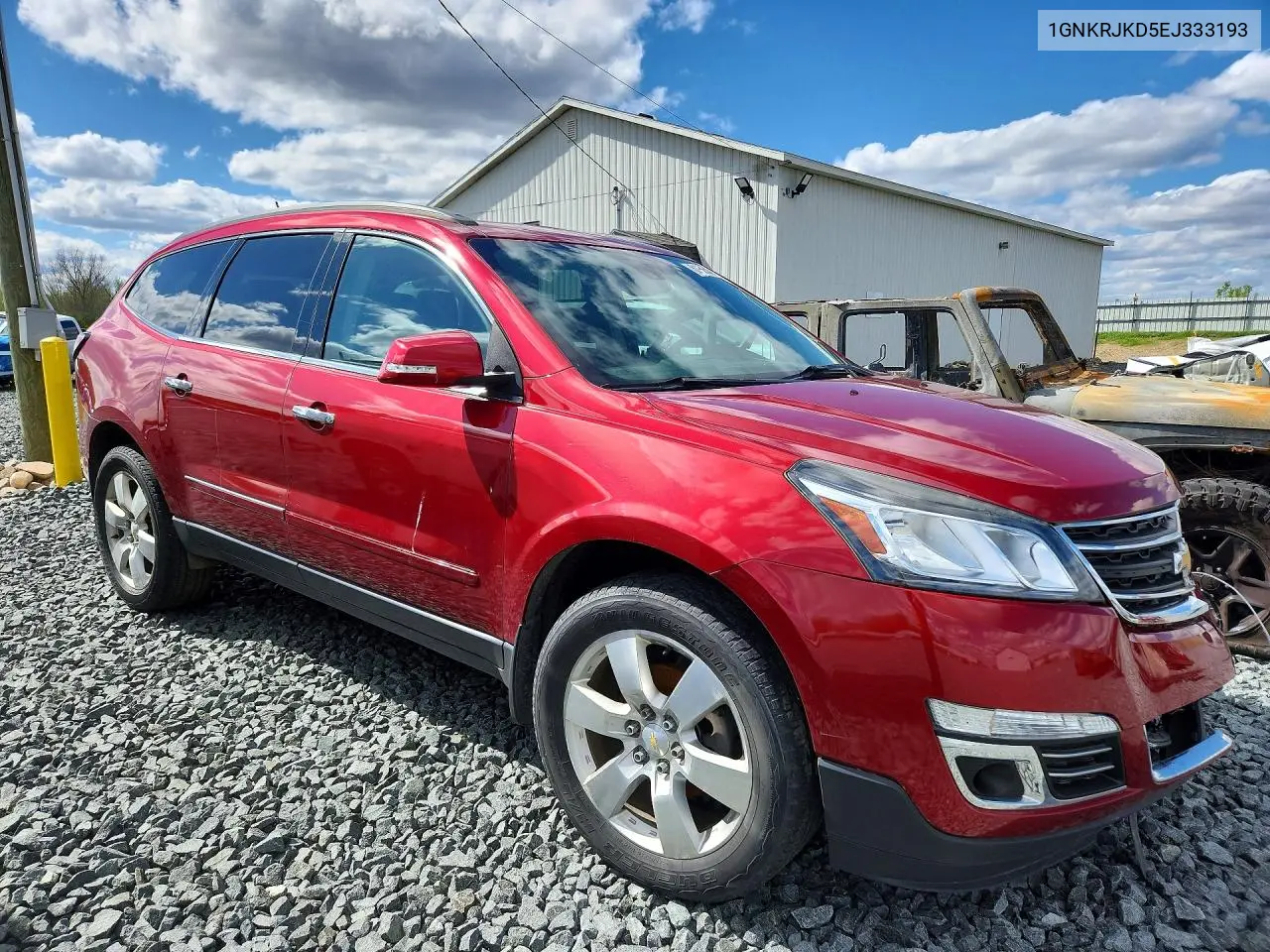 1GNKRJKD5EJ333193 2014 Chevrolet Traverse Ltz