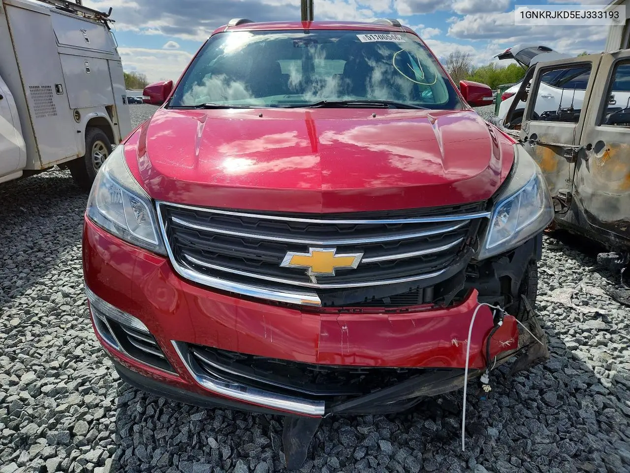 1GNKRJKD5EJ333193 2014 Chevrolet Traverse Ltz