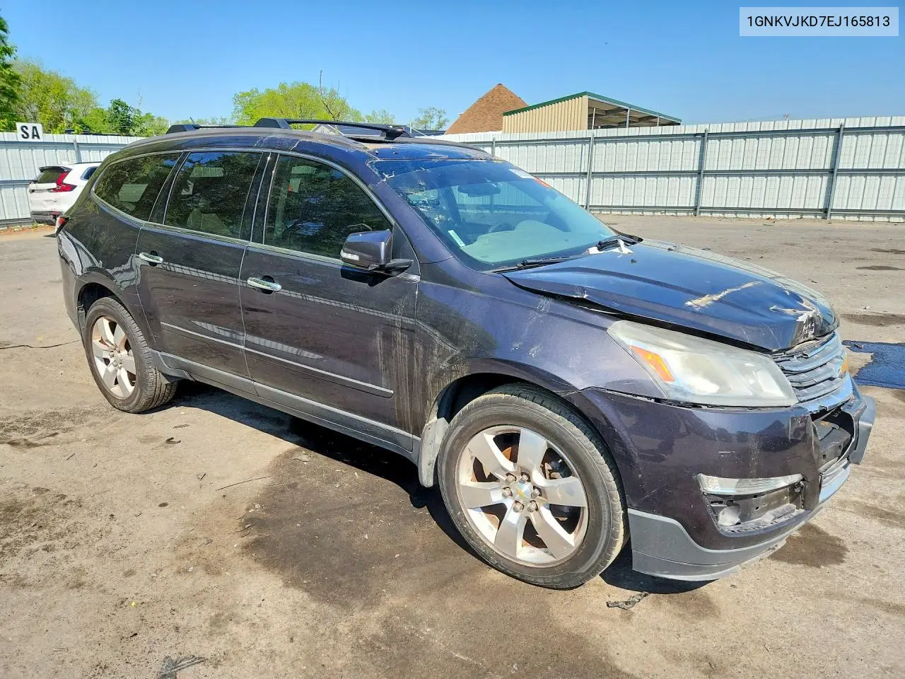 1GNKVJKD7EJ165813 2014 Chevrolet Traverse Ltz