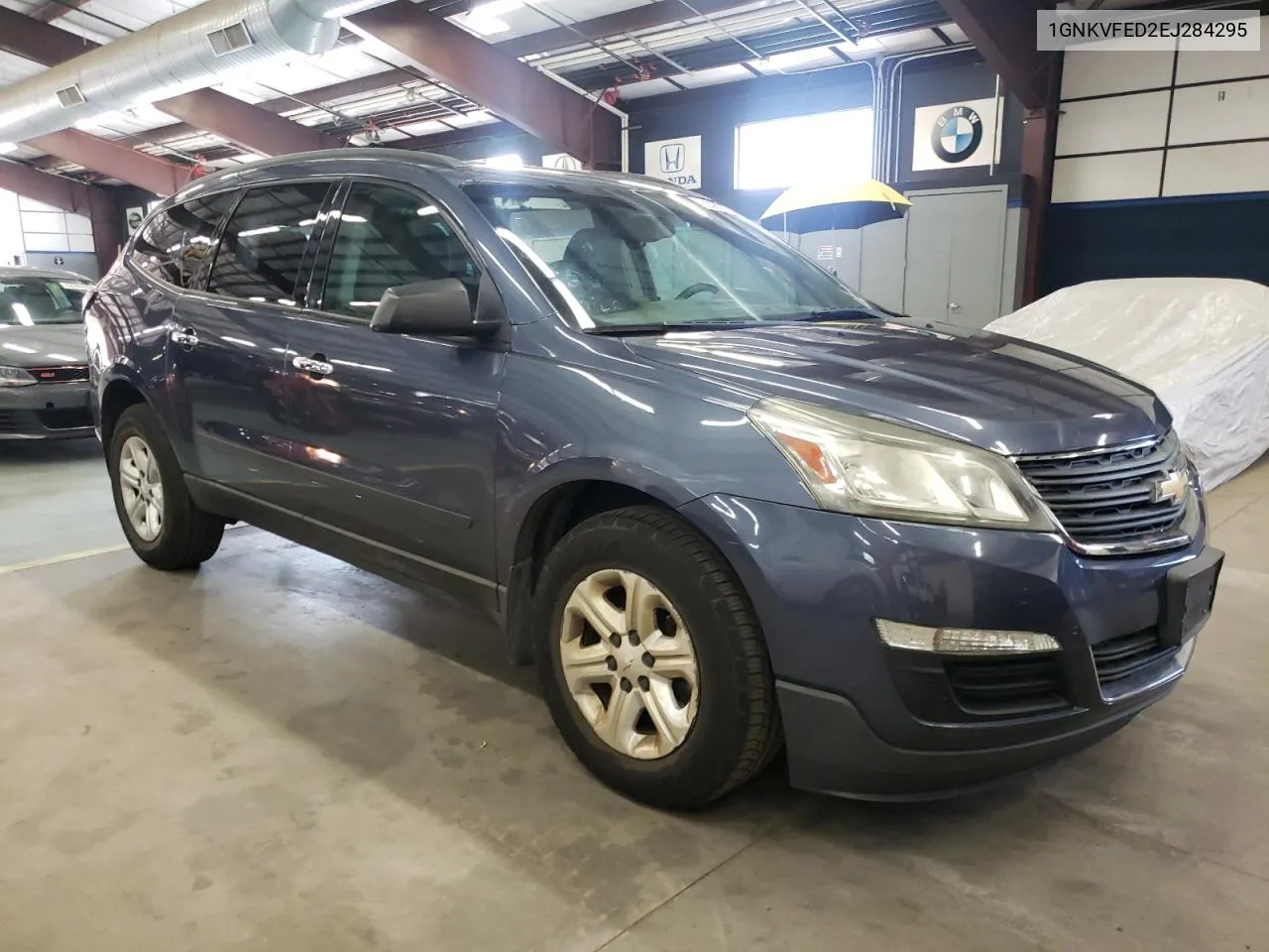 2014 Chevrolet Traverse Ls VIN: 1GNKVFED2EJ284295 Lot: 72396214