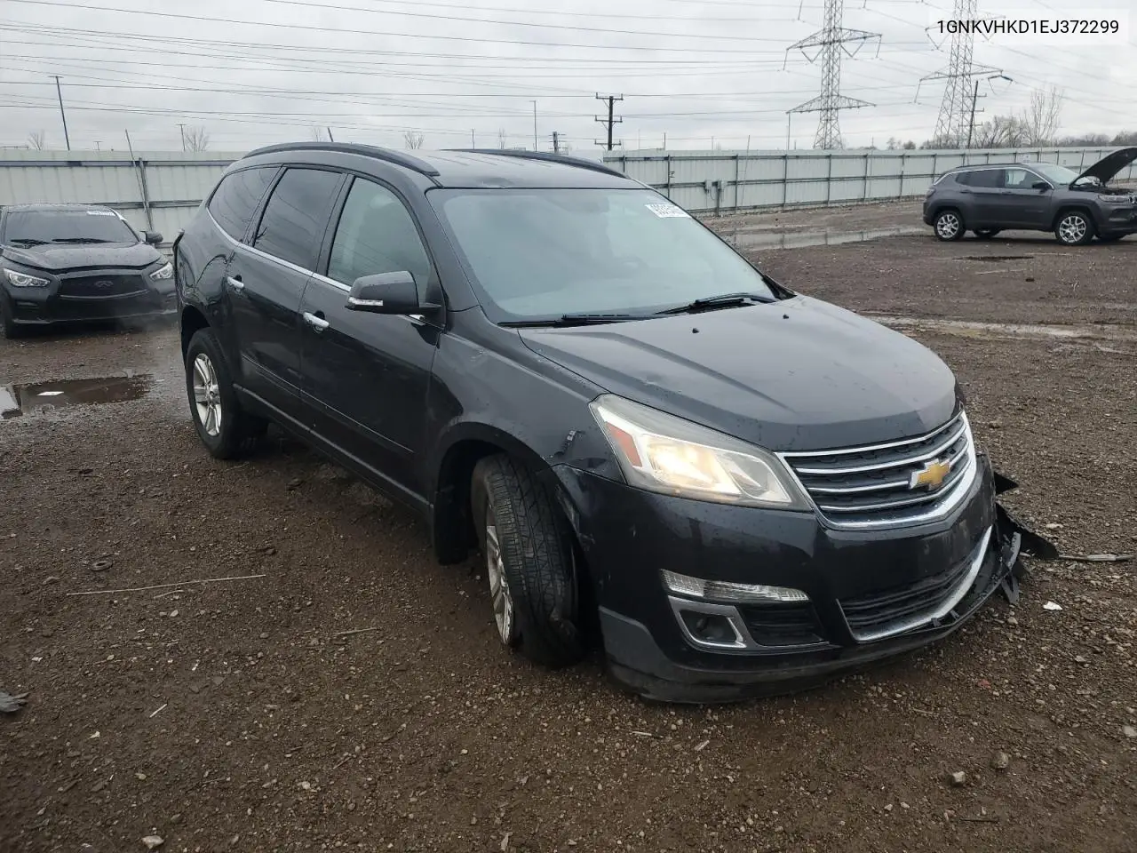 1GNKVHKD1EJ372299 2014 Chevrolet Traverse Lt