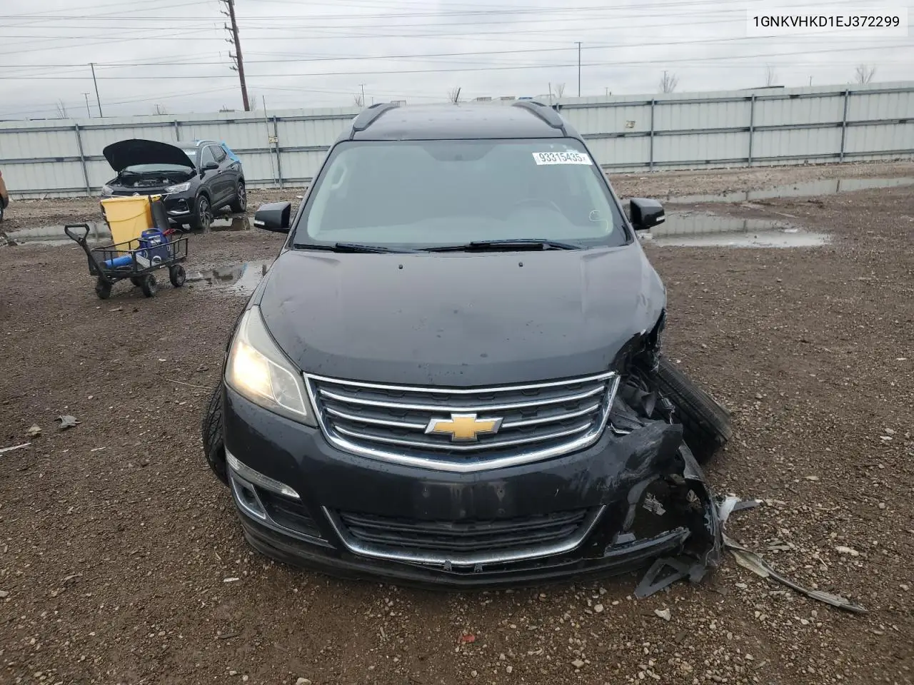 1GNKVHKD1EJ372299 2014 Chevrolet Traverse Lt