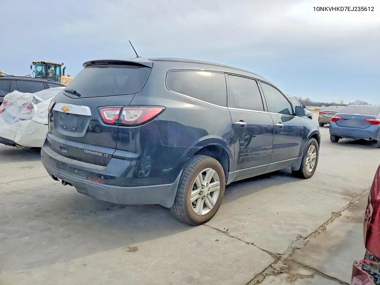 1GNKVHKD7EJ235612 2014 Chevrolet Traverse Lt