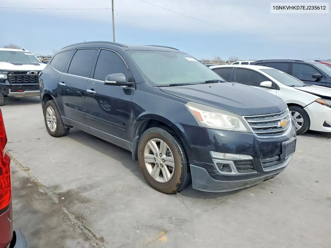 1GNKVHKD7EJ235612 2014 Chevrolet Traverse Lt