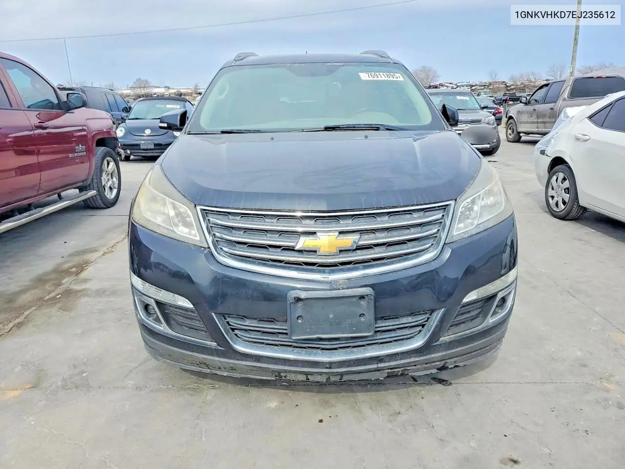 1GNKVHKD7EJ235612 2014 Chevrolet Traverse Lt