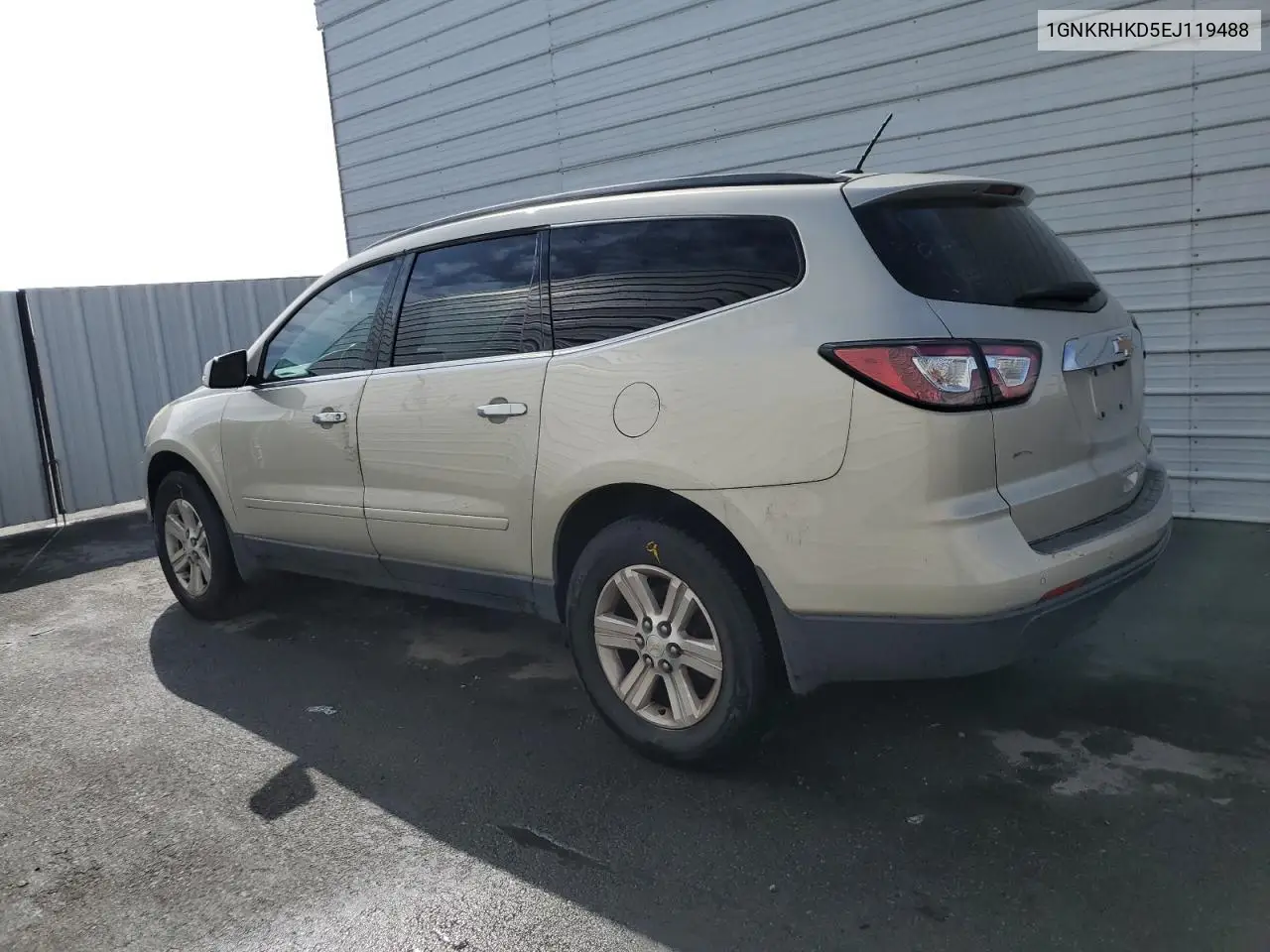 1GNKRHKD5EJ119488 2014 Chevrolet Traverse Lt