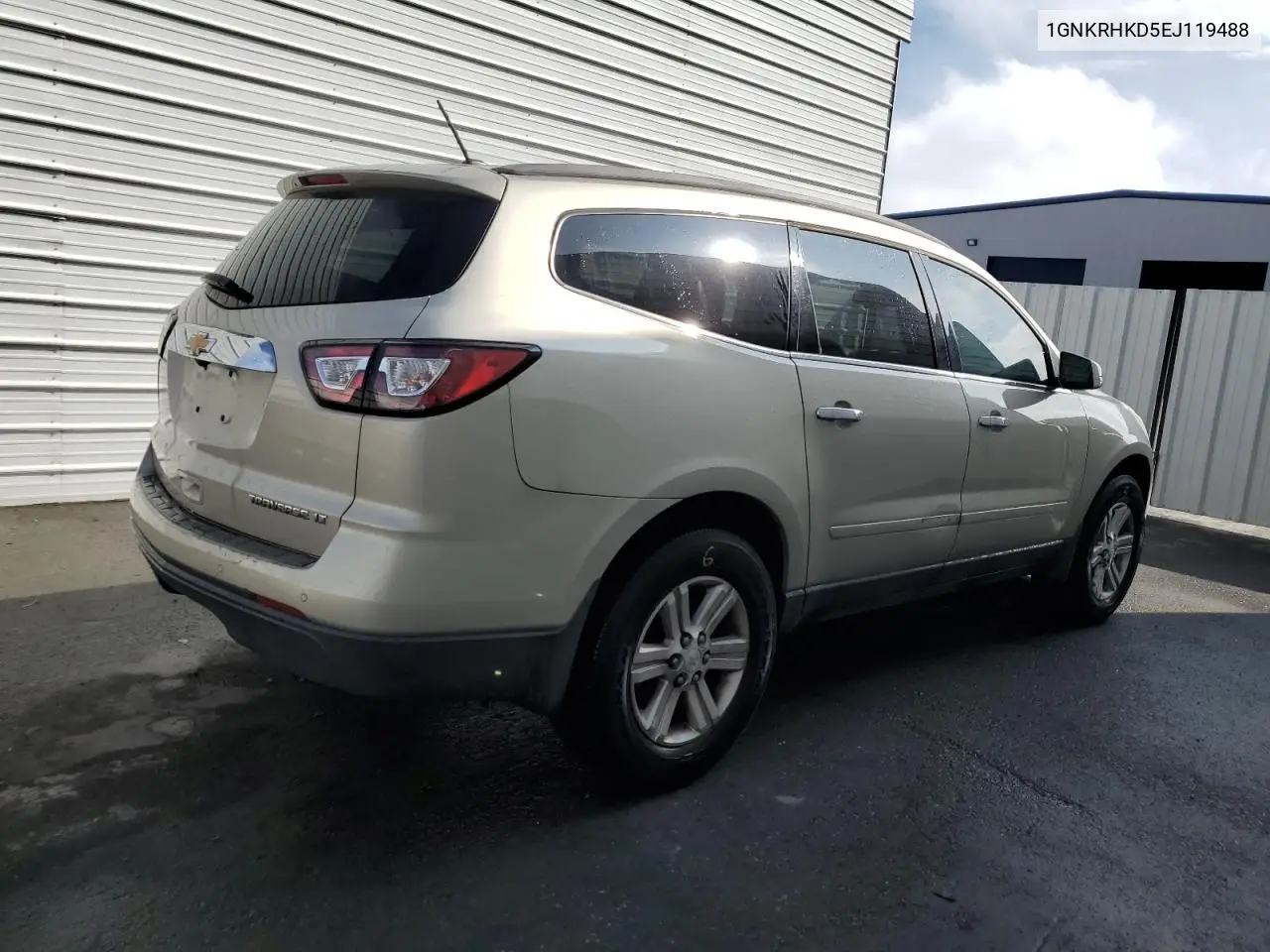 1GNKRHKD5EJ119488 2014 Chevrolet Traverse Lt