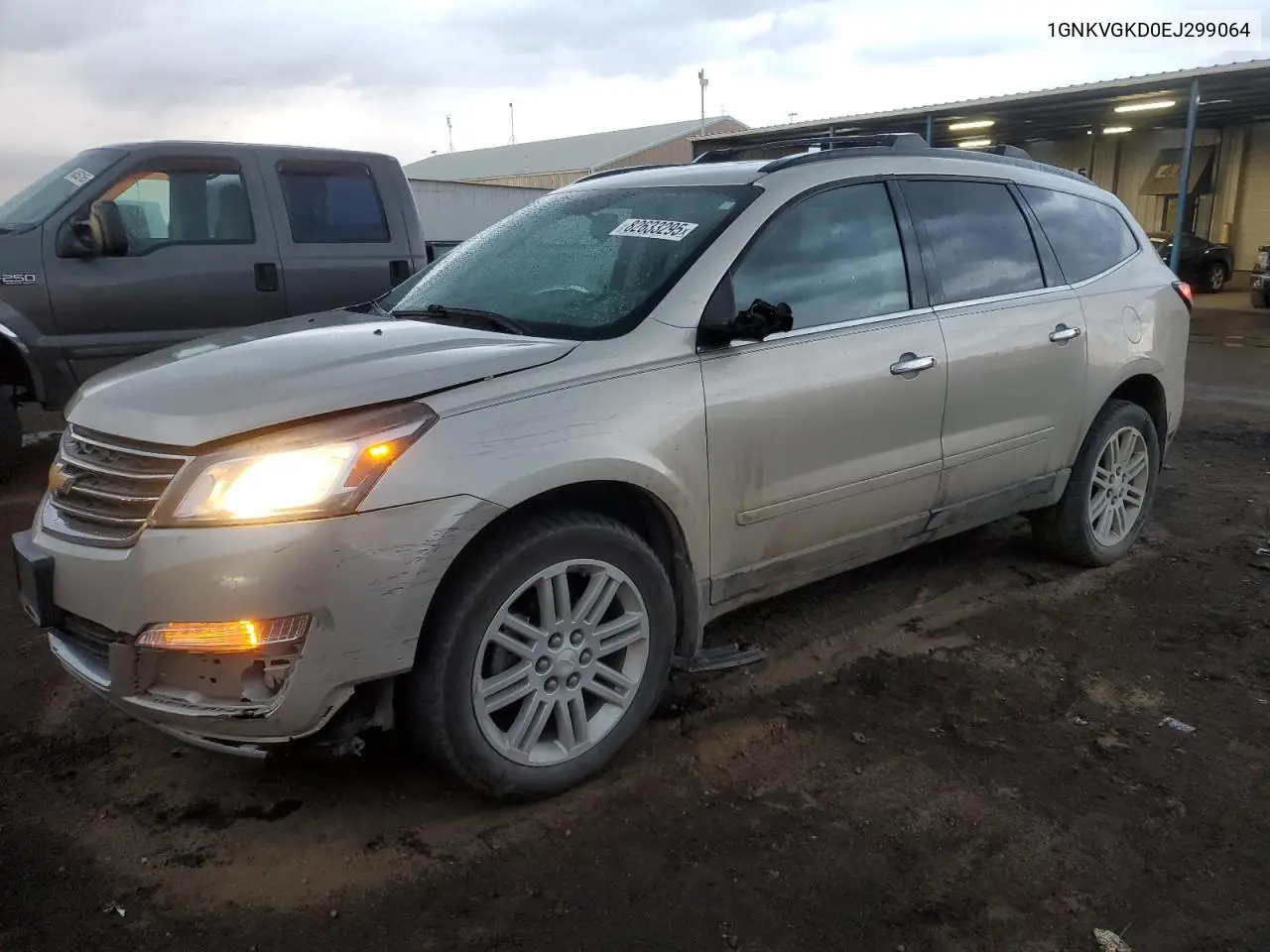 1GNKVGKD0EJ299064 2014 Chevrolet Traverse Lt