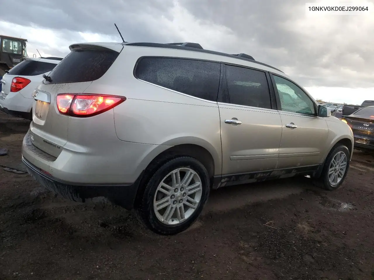 1GNKVGKD0EJ299064 2014 Chevrolet Traverse Lt