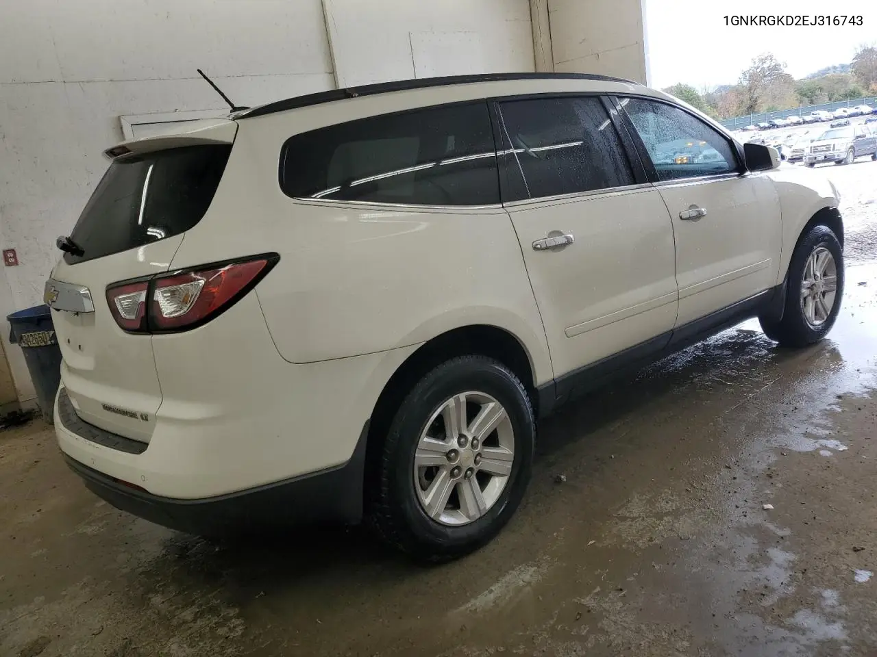 1GNKRGKD2EJ316743 2014 Chevrolet Traverse Lt