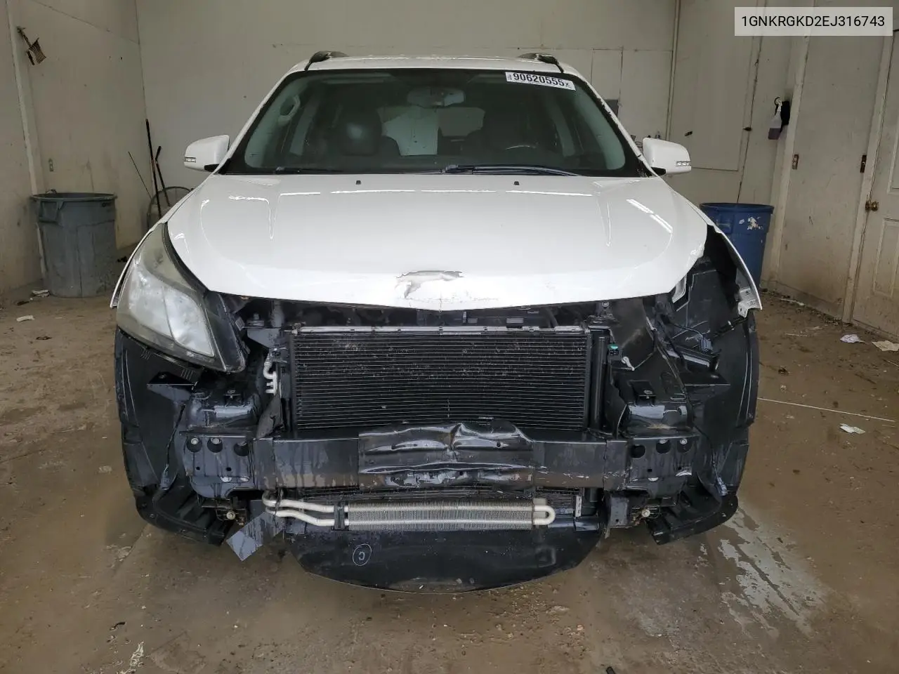 1GNKRGKD2EJ316743 2014 Chevrolet Traverse Lt