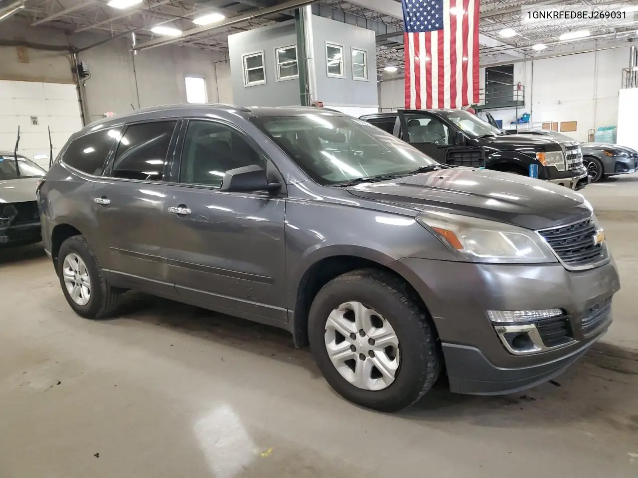 1GNKRFED8EJ269031 2014 Chevrolet Traverse Ls
