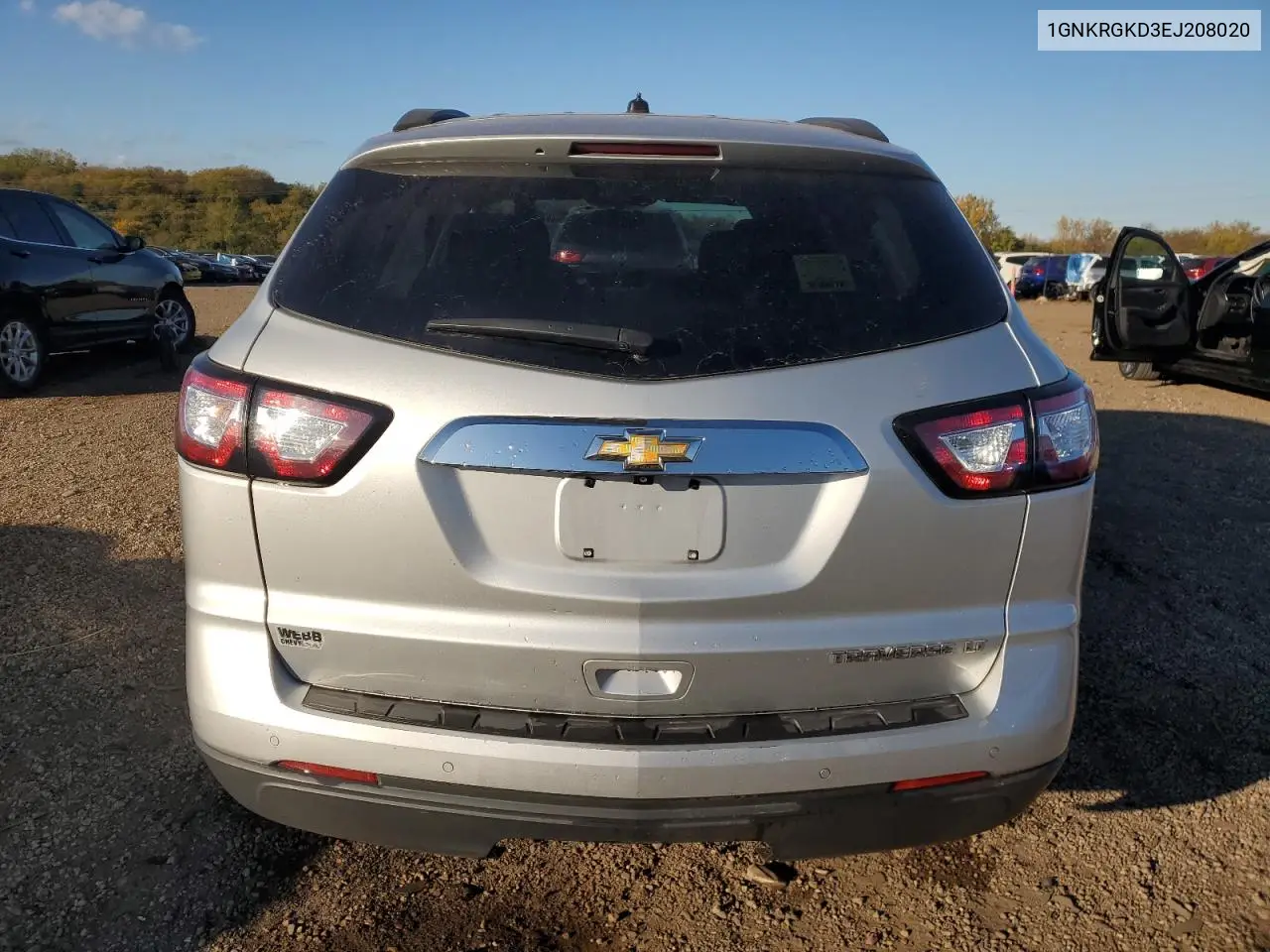 1GNKRGKD3EJ208020 2014 Chevrolet Traverse Lt