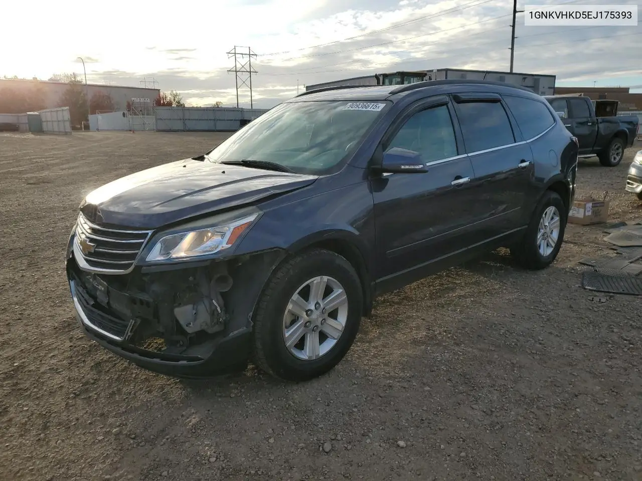 1GNKVHKD5EJ175393 2014 Chevrolet Traverse Lt
