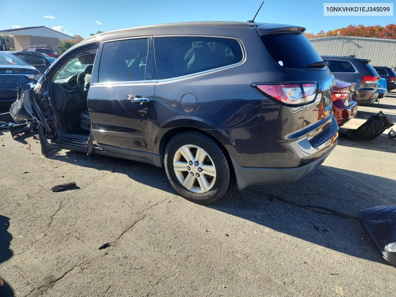 1GNKVHKD1EJ345099 2014 Chevrolet Traverse Lt