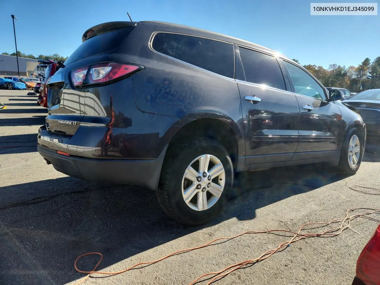 1GNKVHKD1EJ345099 2014 Chevrolet Traverse Lt