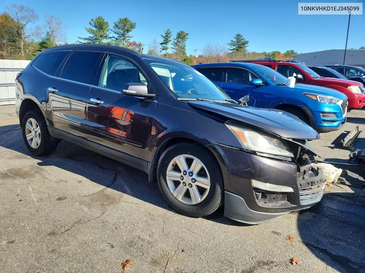 1GNKVHKD1EJ345099 2014 Chevrolet Traverse Lt