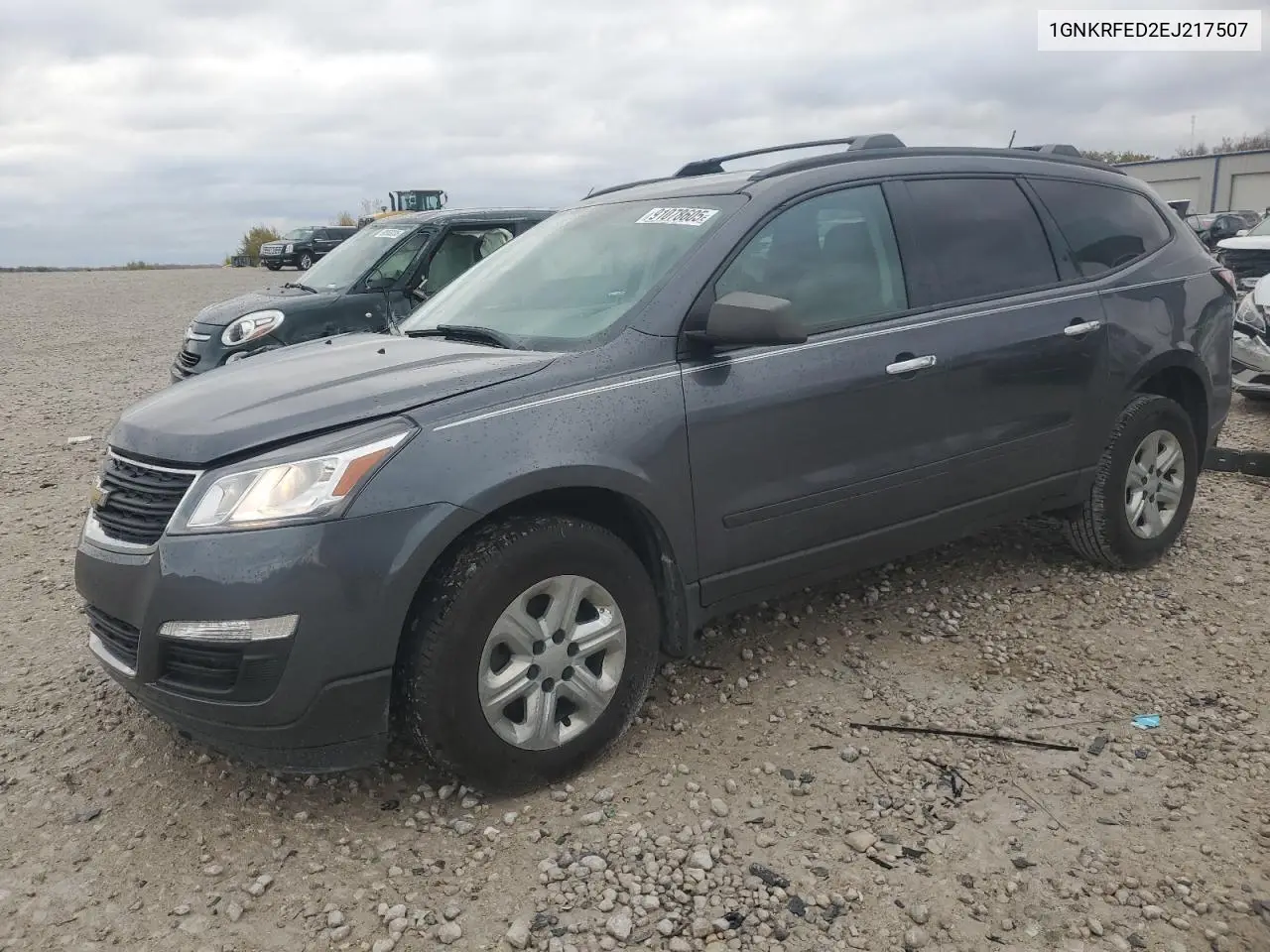 1GNKRFED2EJ217507 2014 Chevrolet Traverse Ls