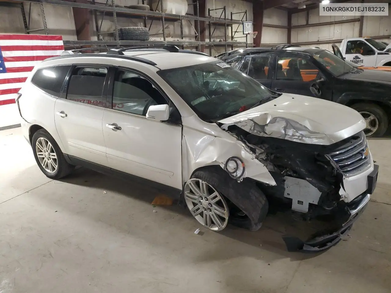 1GNKRGKD1EJ183232 2014 Chevrolet Traverse Lt