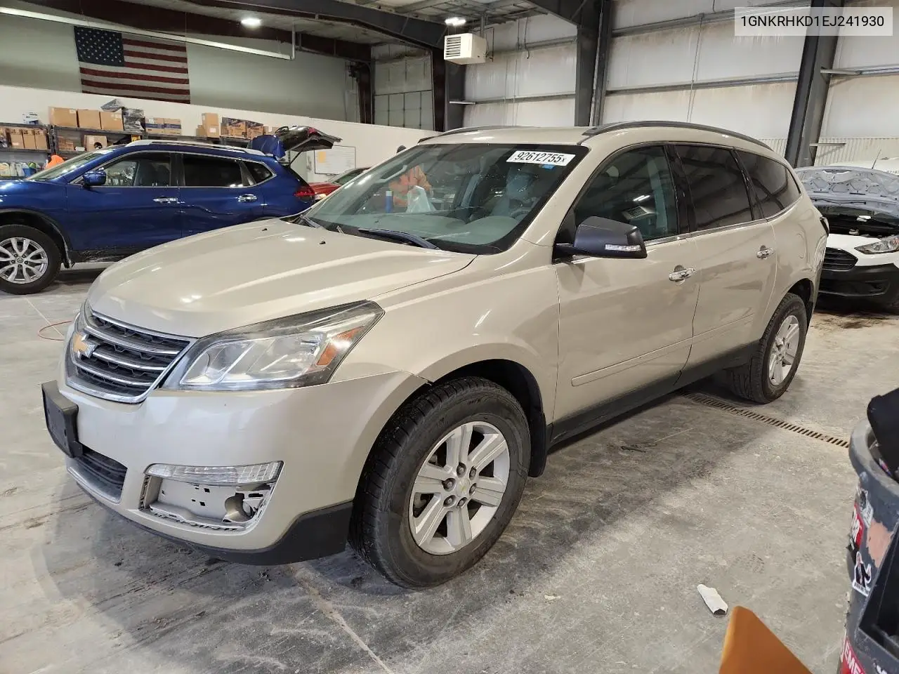 1GNKRHKD1EJ241930 2014 Chevrolet Traverse Lt