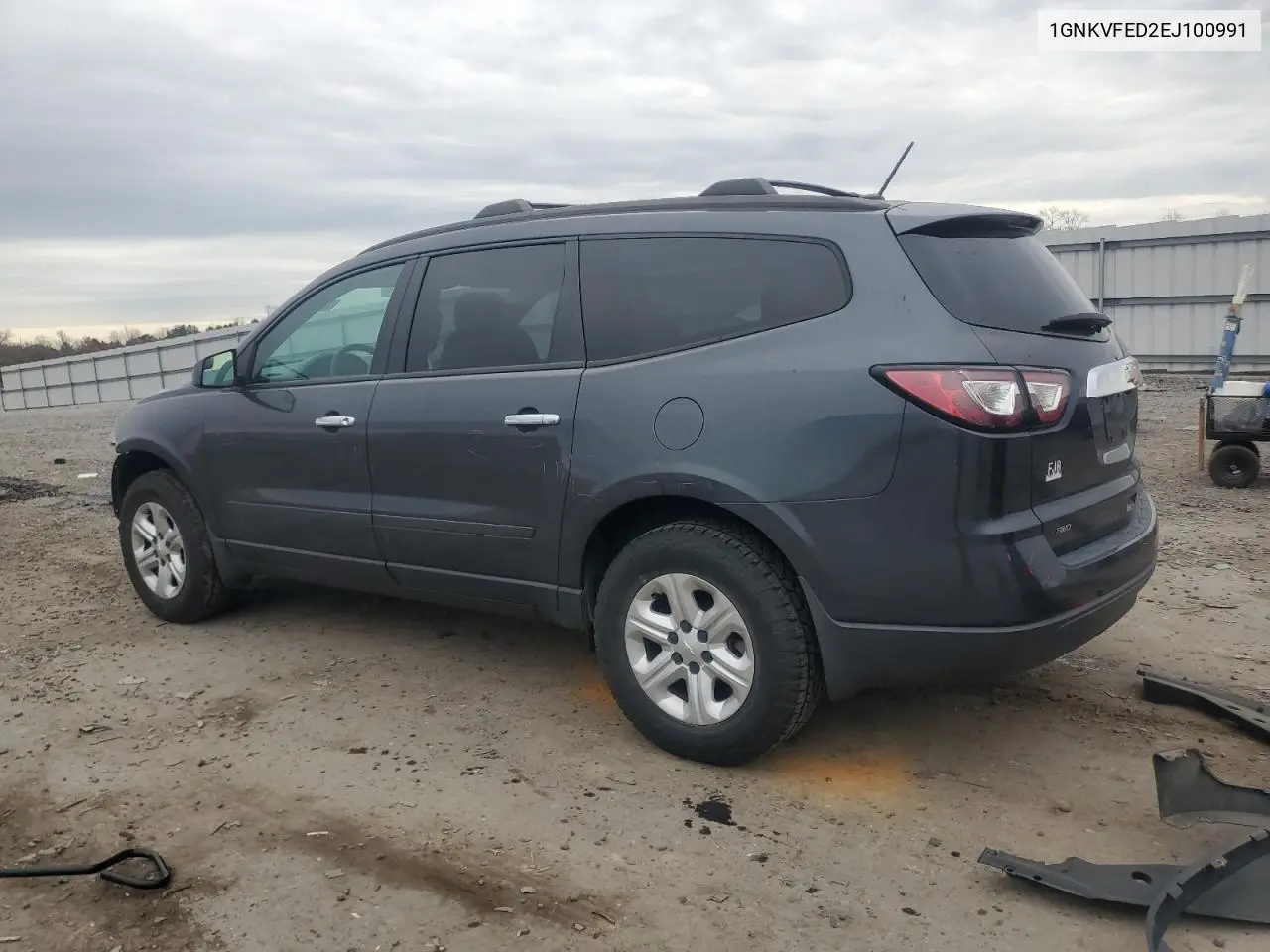 1GNKVFED2EJ100991 2014 Chevrolet Traverse Ls