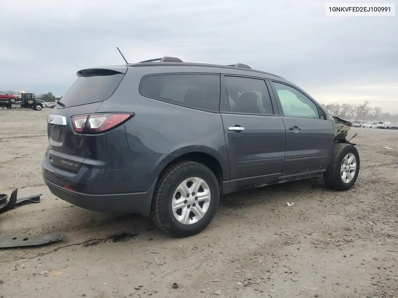 1GNKVFED2EJ100991 2014 Chevrolet Traverse Ls