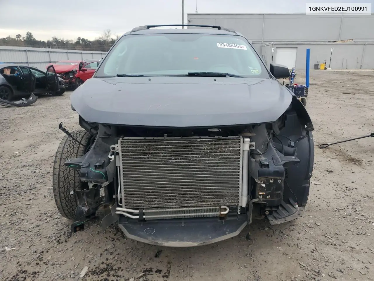1GNKVFED2EJ100991 2014 Chevrolet Traverse Ls